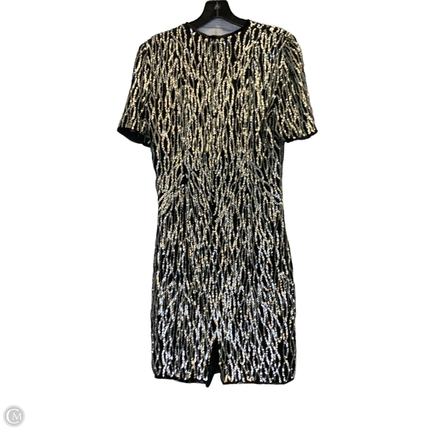 Dress Party Short By Cmf In Black & Silver, Size: S