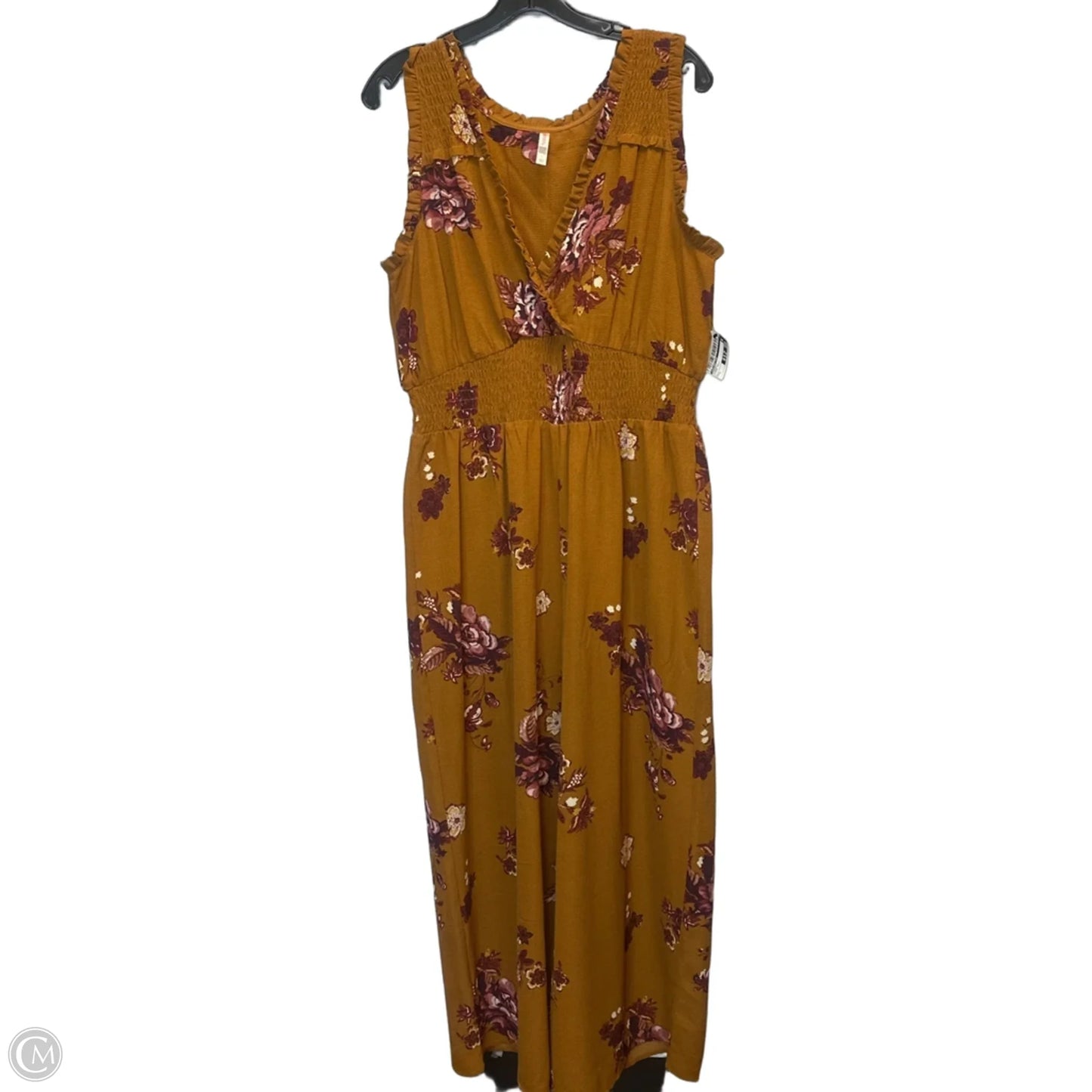 Jumpsuit By Xhilaration In Floral Print, Size: L