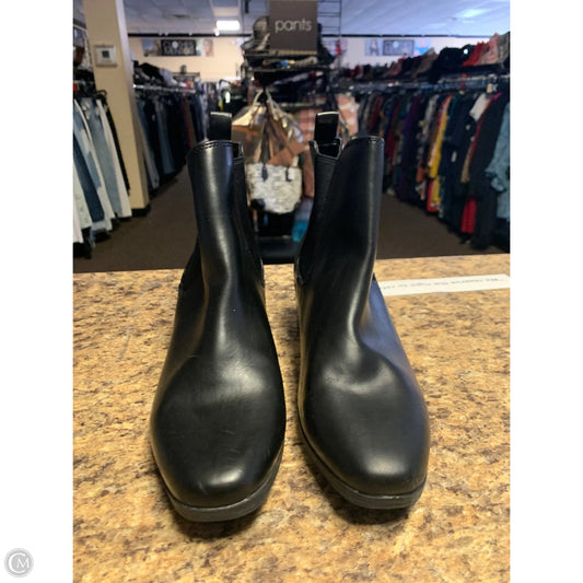 Boots Ankle Flats By A New Day In Black, Size: 9.5