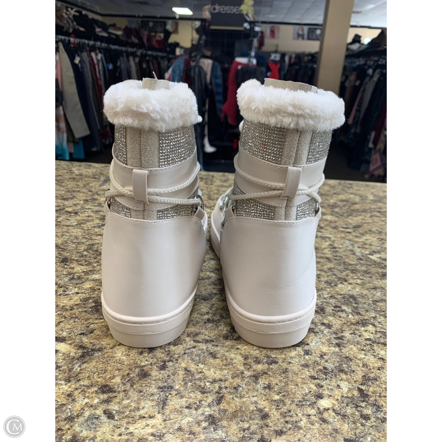 Boots Snow By Cmf In Cream, Size: 10