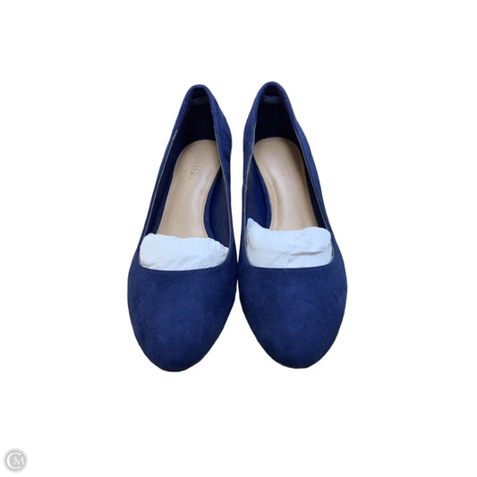 Shoes Heels Block By Just Fab In Navy, Size: 8.5