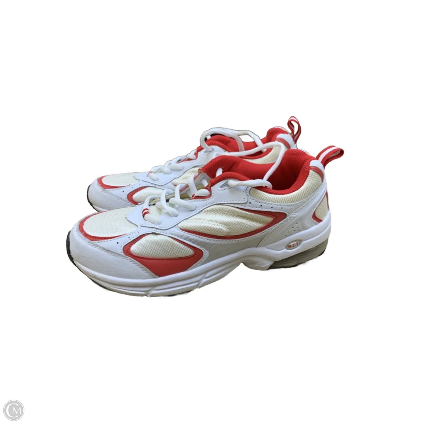 Shoes Athletic By Cmf In Red & White, Size: 10