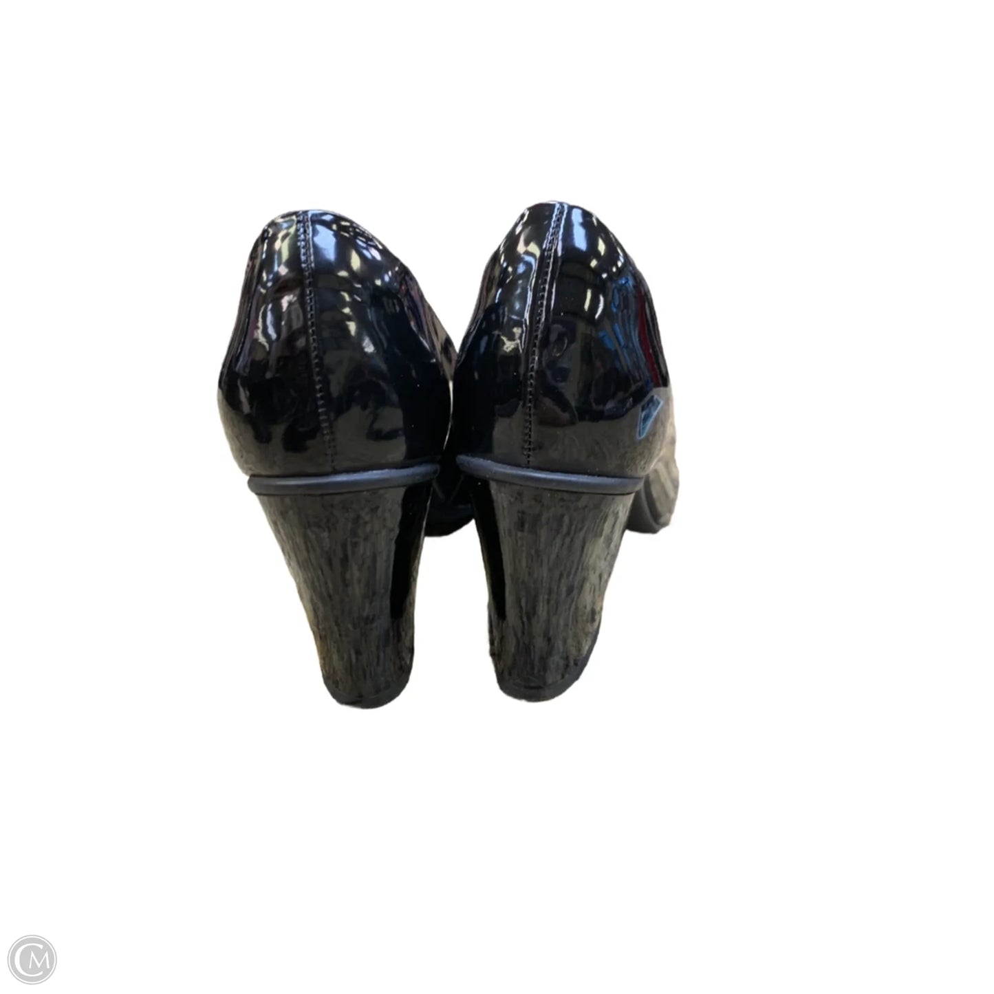 Sandals Heels Block By Cmf In Black, Size: 6