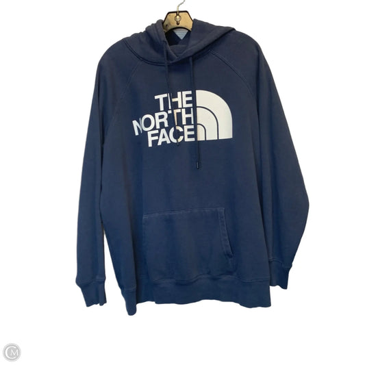 Athletic Sweatshirt Hoodie By The North Face In Navy, Size: 1x