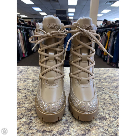 Boots Ankle Heels By Michael By Michael Kors In Tan, Size: 6