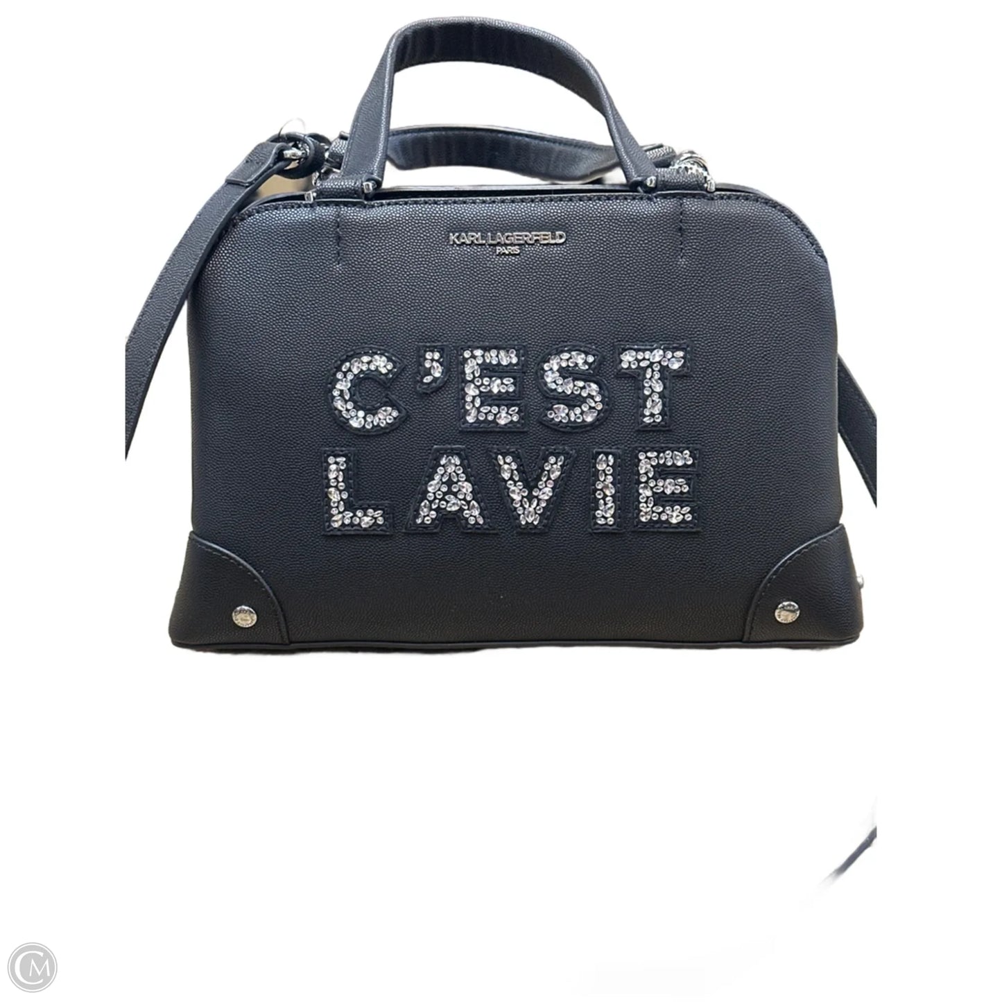 Handbag Designer By Karl Lagerfeld, Size: Medium