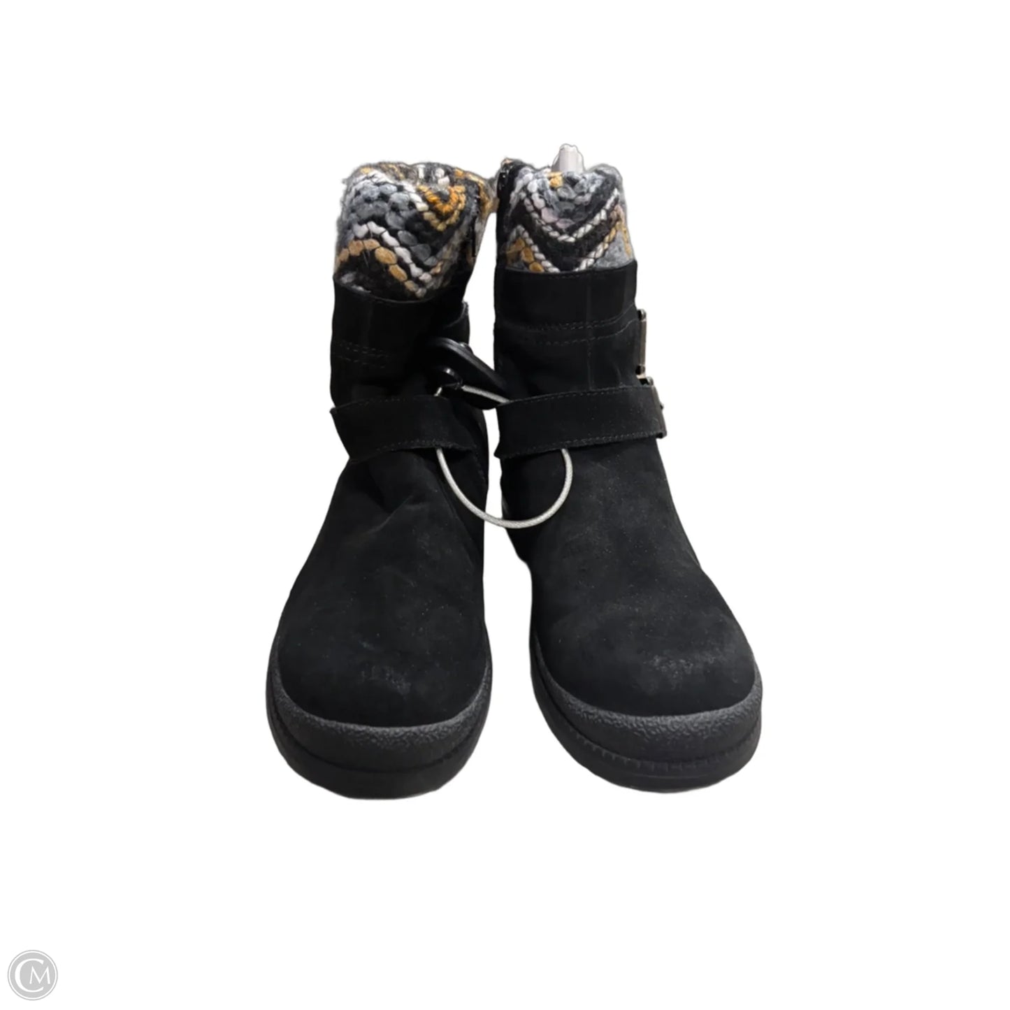 Boots Ankle Flats By Spring Step In Black, Size: 9