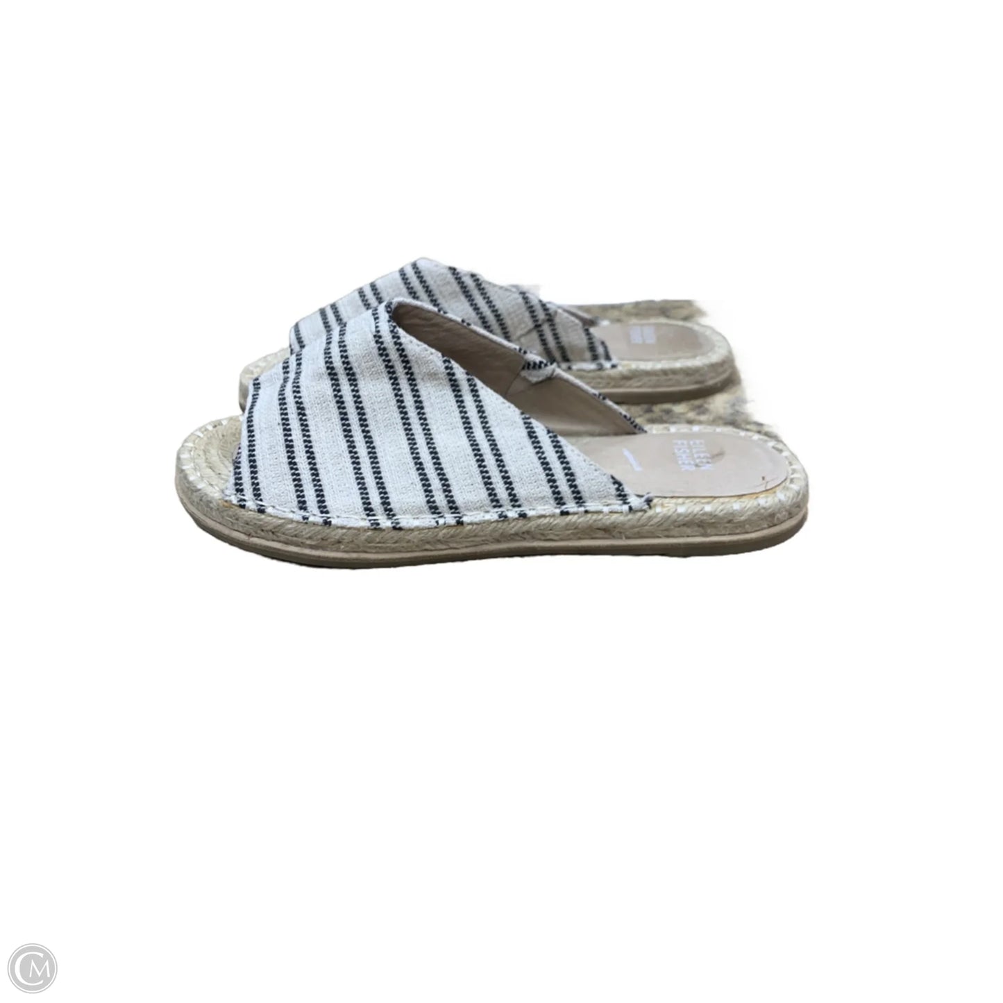 Sandals Flats By Eileen Fisher In Beige, Size: 8