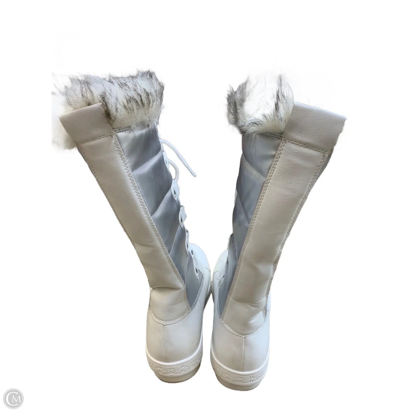 Boots Snow By Cmf In White, Size: 8.5