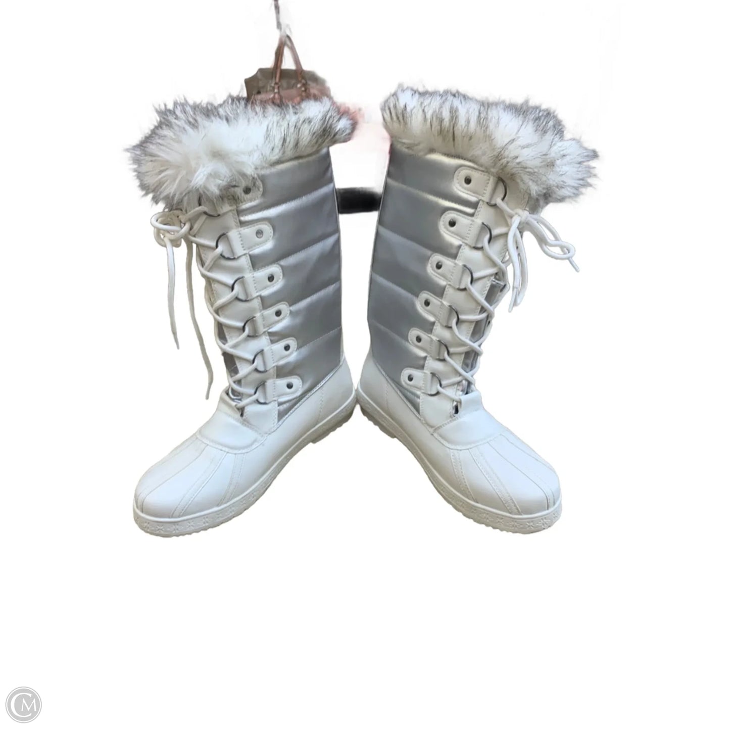 Boots Snow By Cmf In White, Size: 8.5
