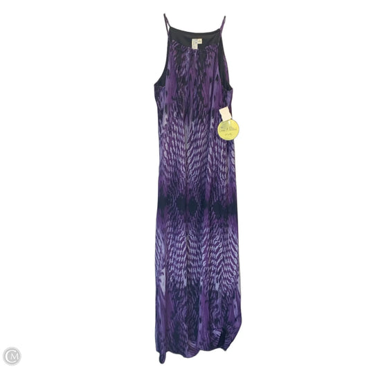 Dress Casual Midi By Emma And Michele In Purple, Size: 10