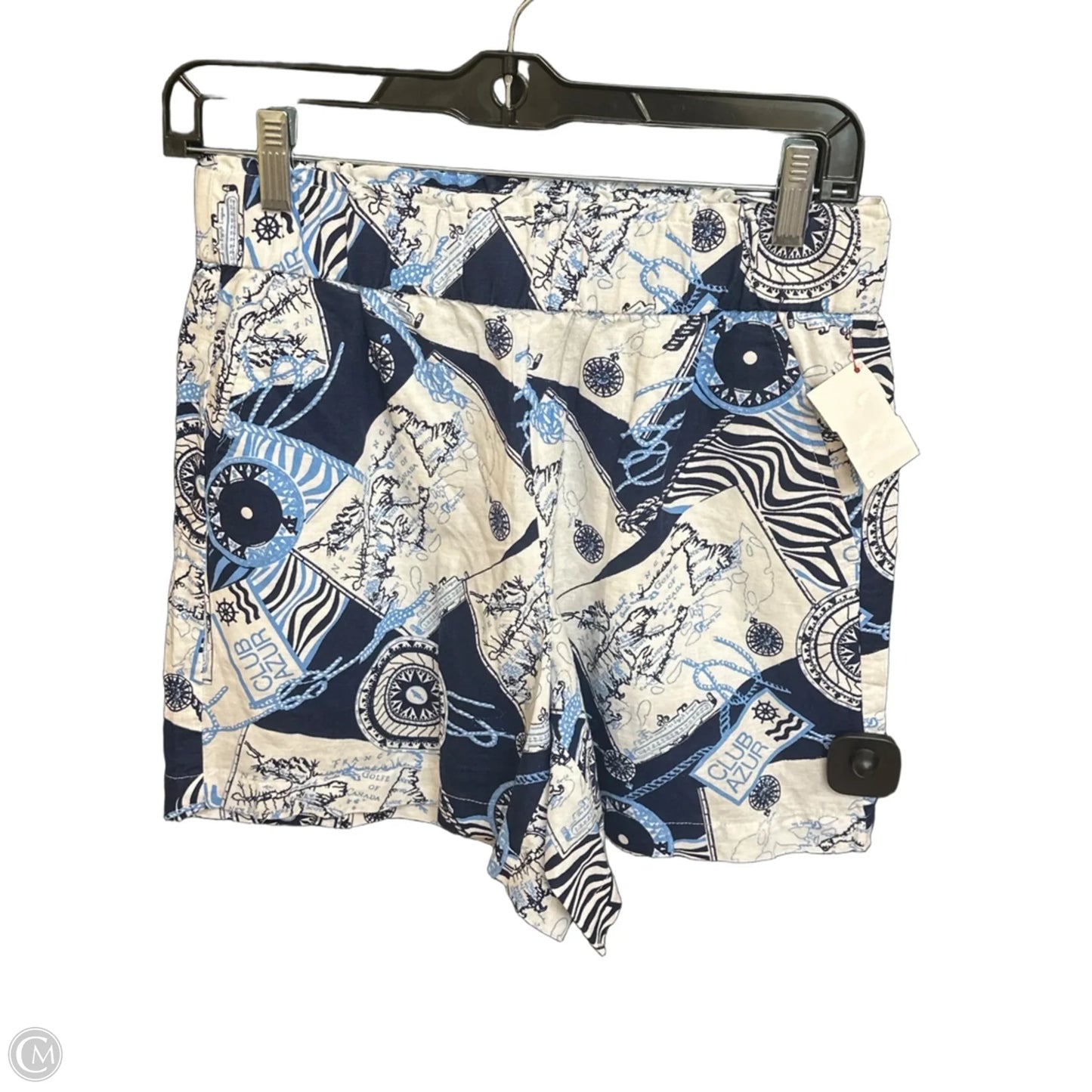 Shorts By Talbots In Blue & White, Size: Xs