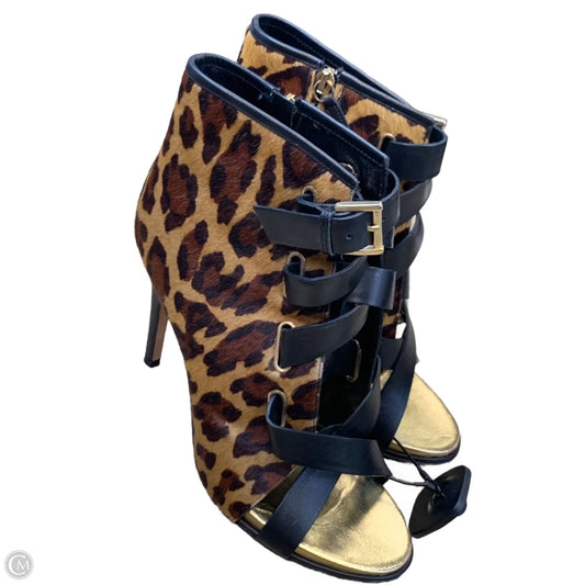 Sandals Designer By Diane Von Furstenberg In Animal Print, Size: 10