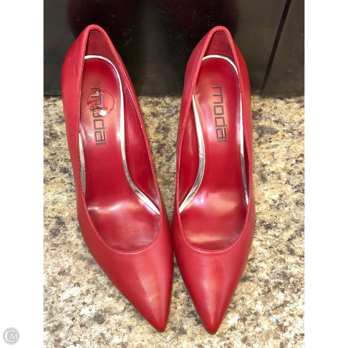 Shoes Heels Stiletto By Cmf In Red, Size: 8.5