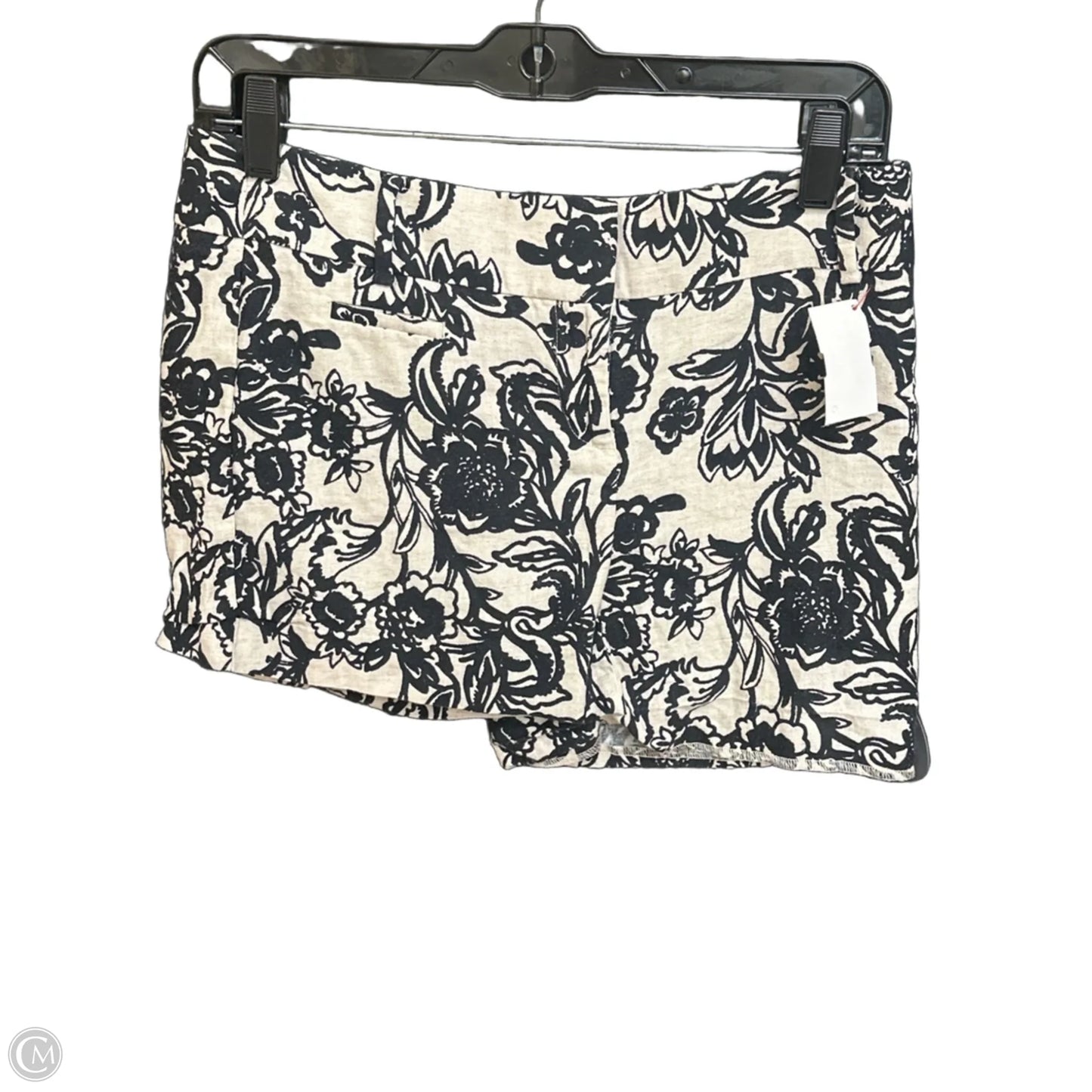 Shorts By Loft In Black & Cream, Size: 0