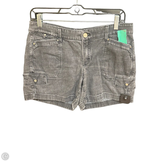 Shorts By White House Black Market In Black Denim, Size: 4p
