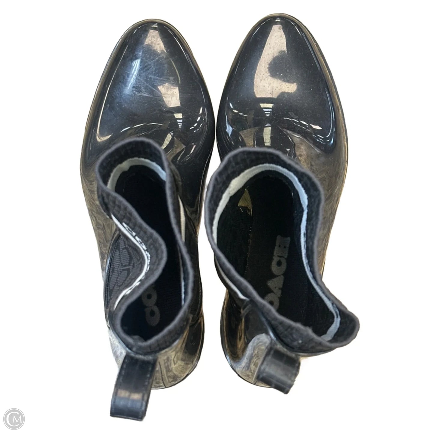 Boots Designer By Coach In Black, Size: 10