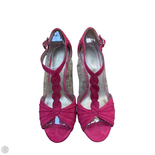 Sandals Heels Kitten By Kelly And Katie In Pink, Size: 6.5
