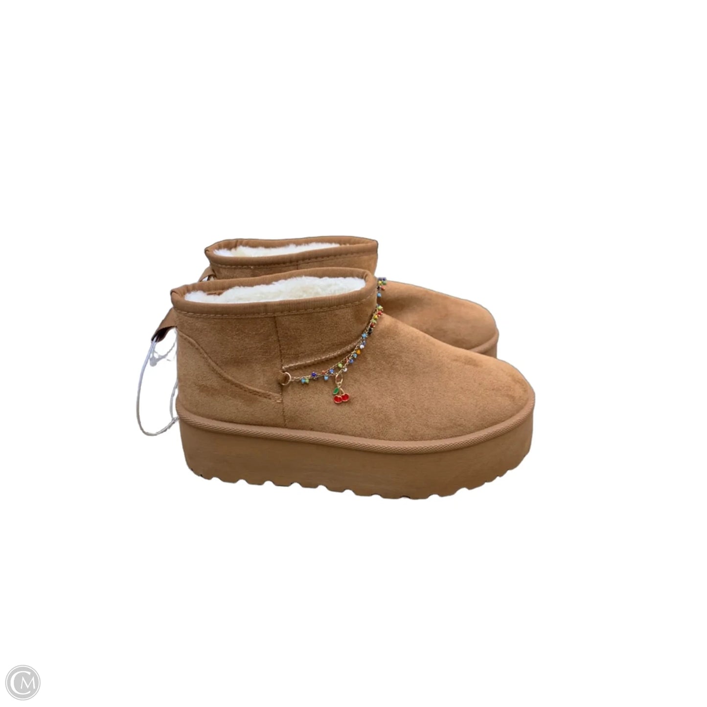 Boots Ankle Flats By Mudd In Tan, Size: 6