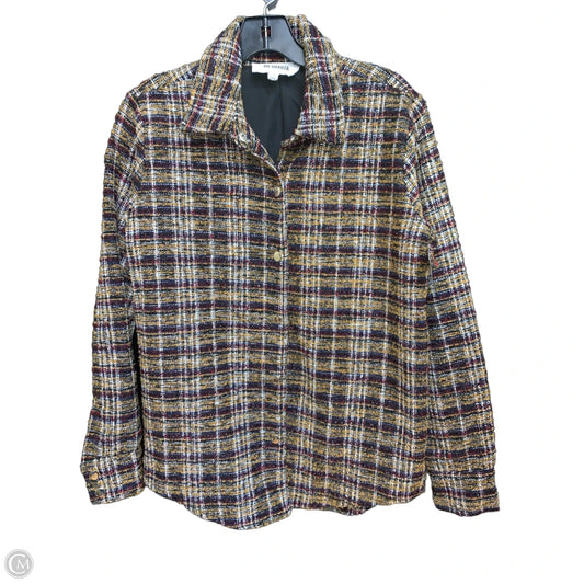 Jacket Shirt By Bb Dakota In Plaid Pattern, Size: S