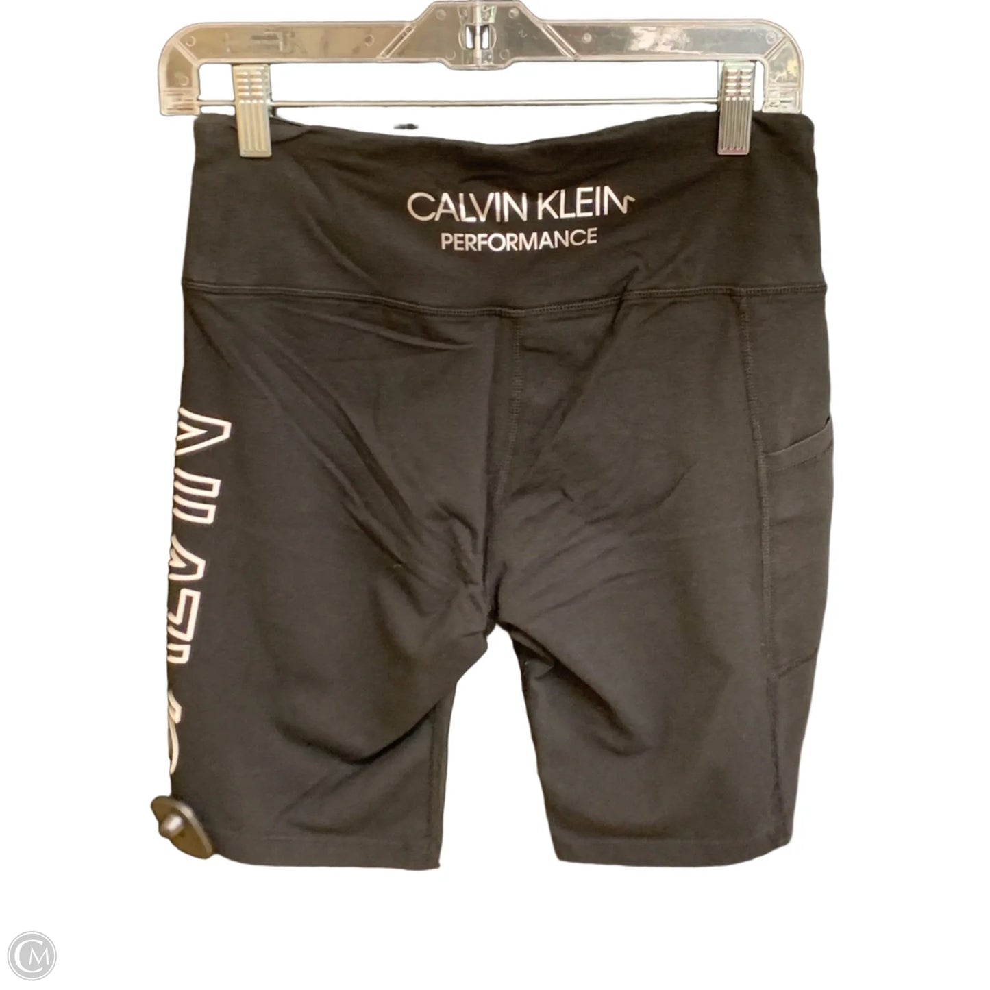 Athletic Shorts By Calvin Klein Performance In Black, Size: M