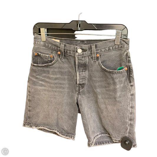 Shorts By Levis In Black Denim, Size: S