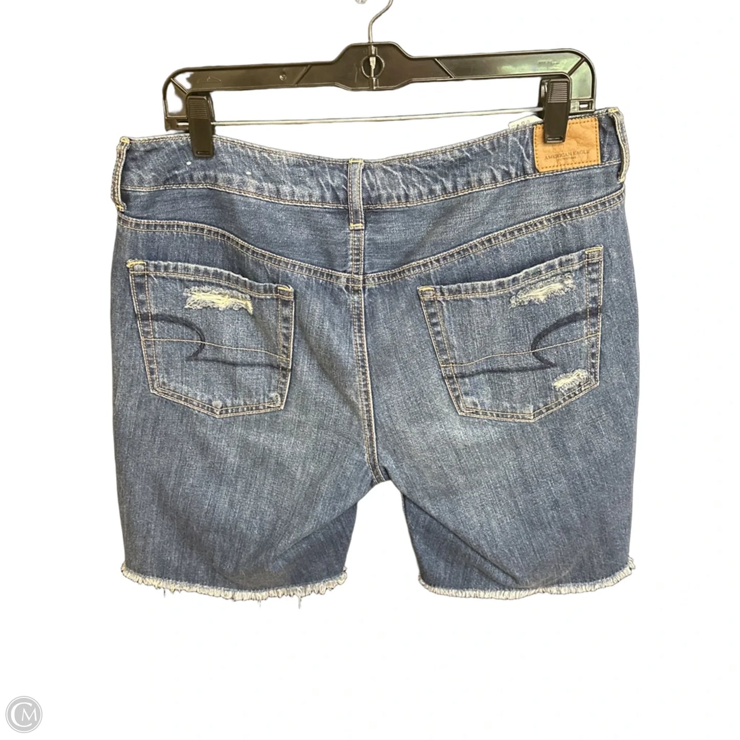 Shorts By American Eagle In Blue Denim, Size: 8