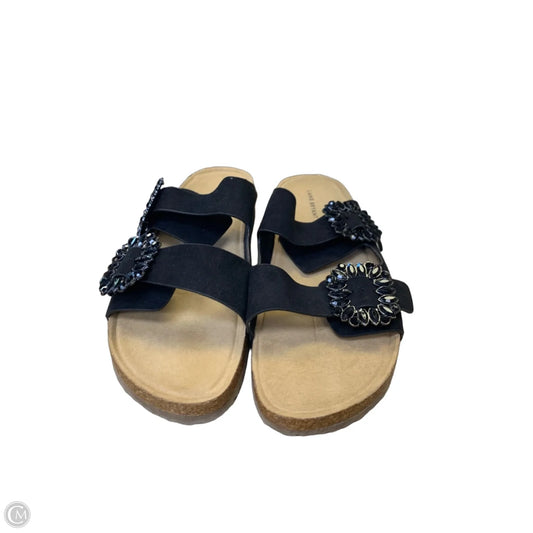 Sandals Flats By Lane Bryant In Black, Size: 11