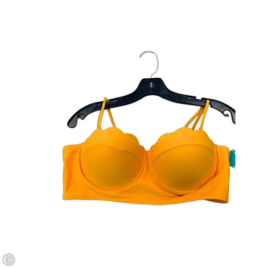 Swimsuit Top By Cmf In Yellow, Size: L