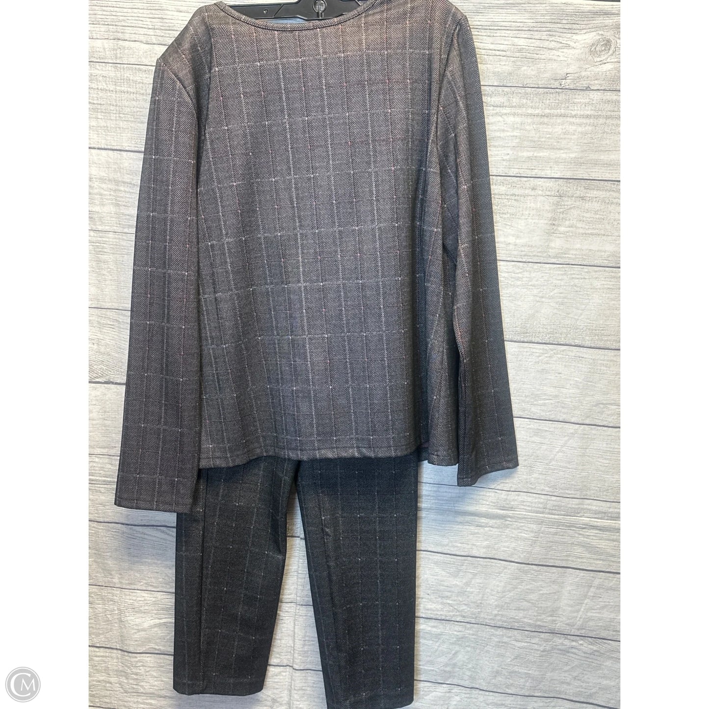 Top Long Sleeve By Nanette Lepore In Black & Pink, Size: Xl