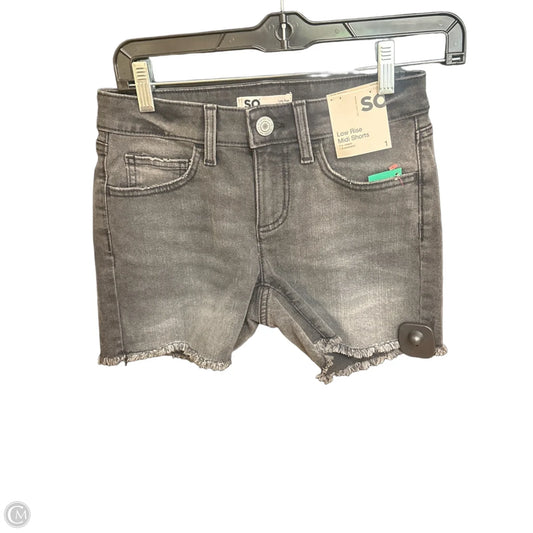 Shorts By So In Blue Denim, Size: 0