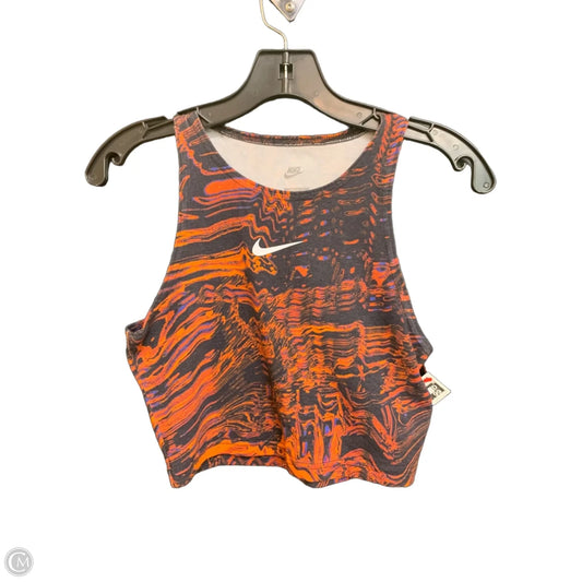 Top Sleeveless By Nike In Multi-colored, Size: S