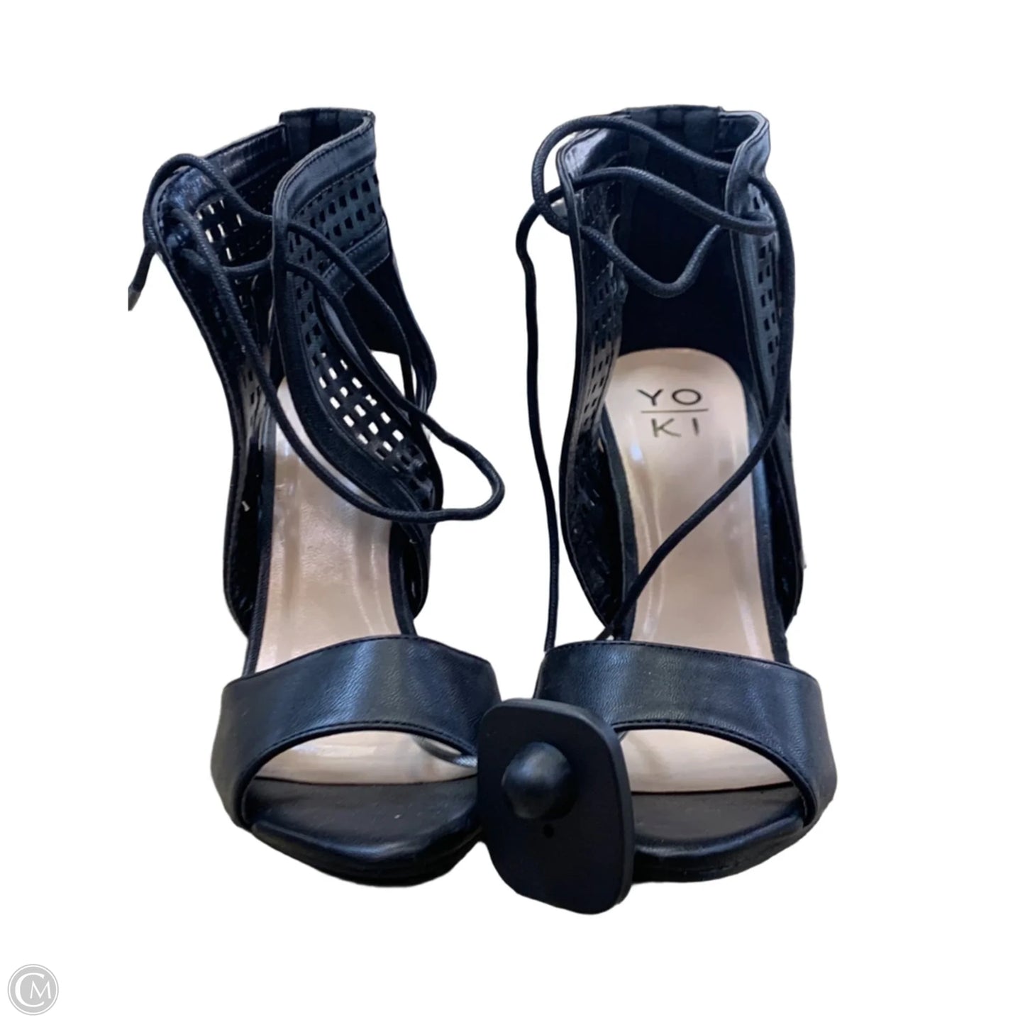 Shoes Heels Stiletto By Yoki In Black, Size: 6