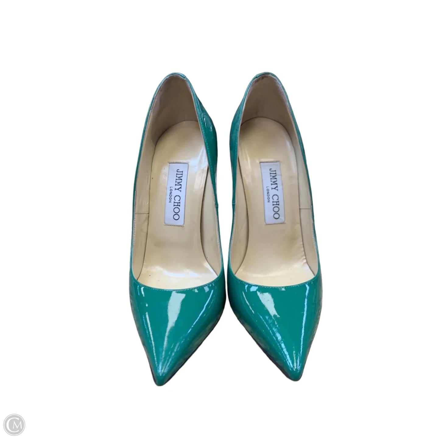 Shoes Luxury Designer By Jimmy Choo In Green, Size: 6