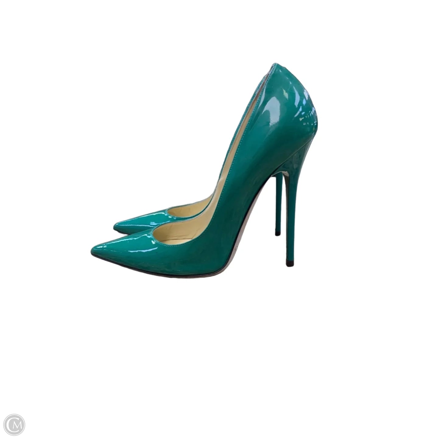 Shoes Luxury Designer By Jimmy Choo In Green, Size: 6