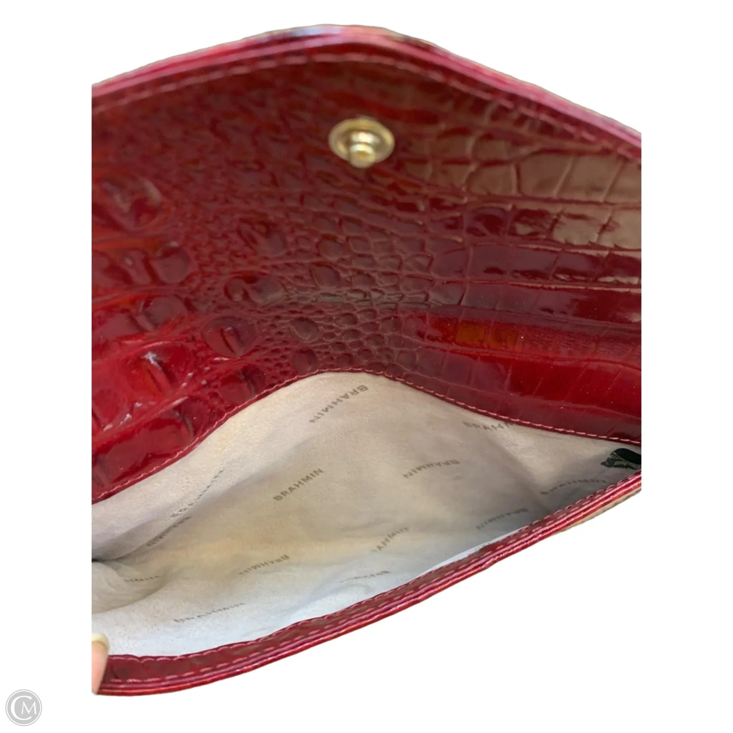 Clutch Designer By Brahmin, Size: Small