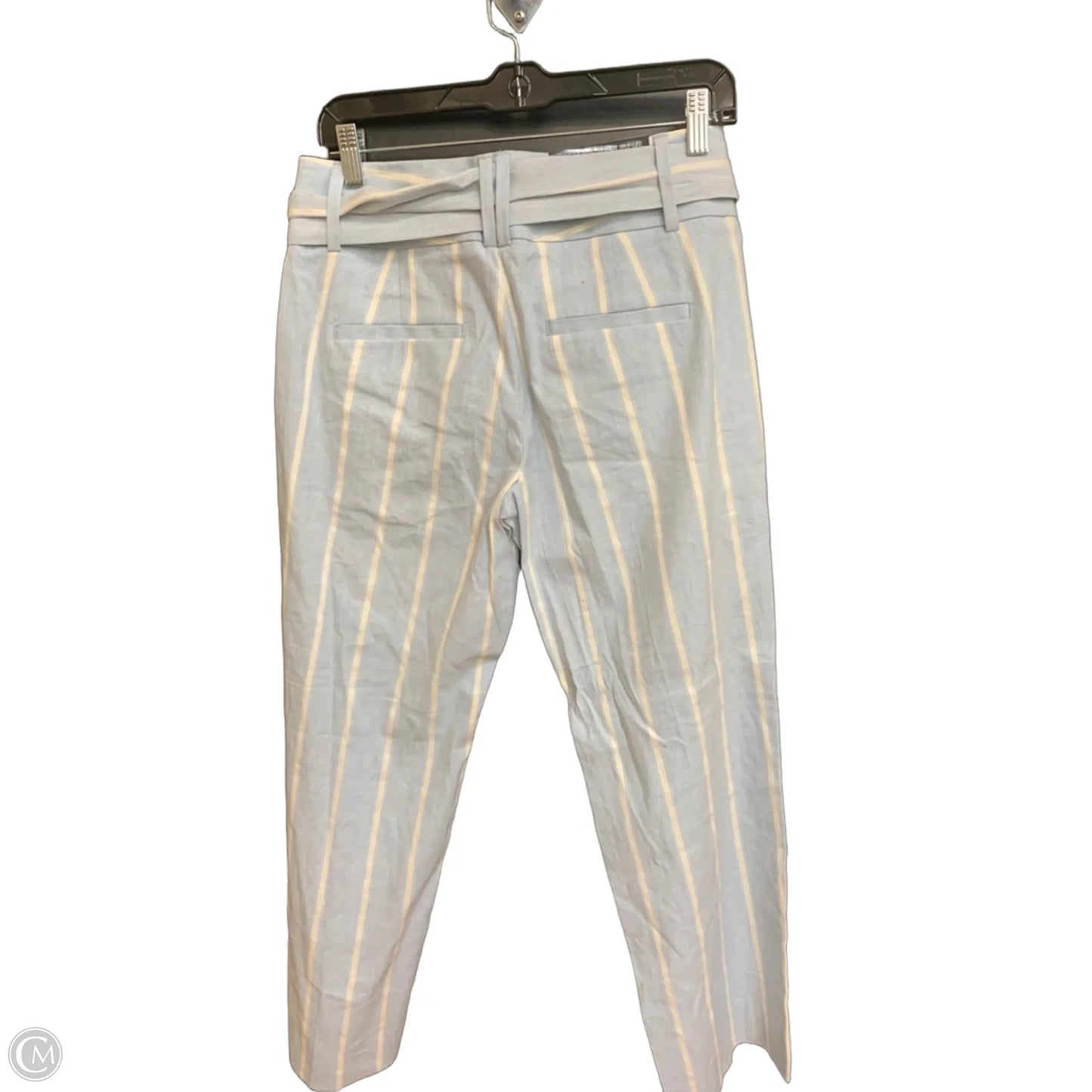 Pants Cropped By Banana Republic In Striped Pattern, Size: 4