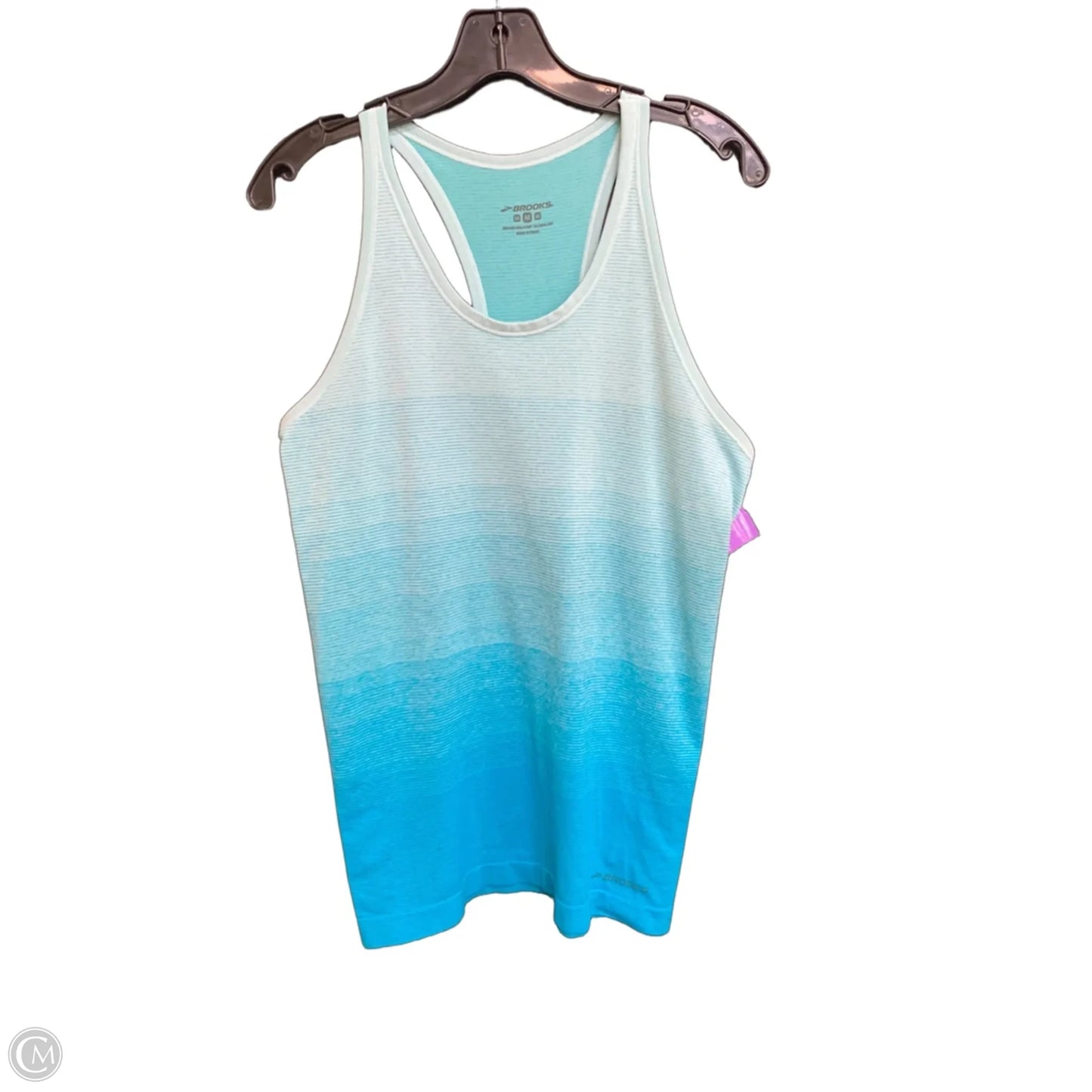 Athletic Tank Top By Brooks In Blue, Size: M