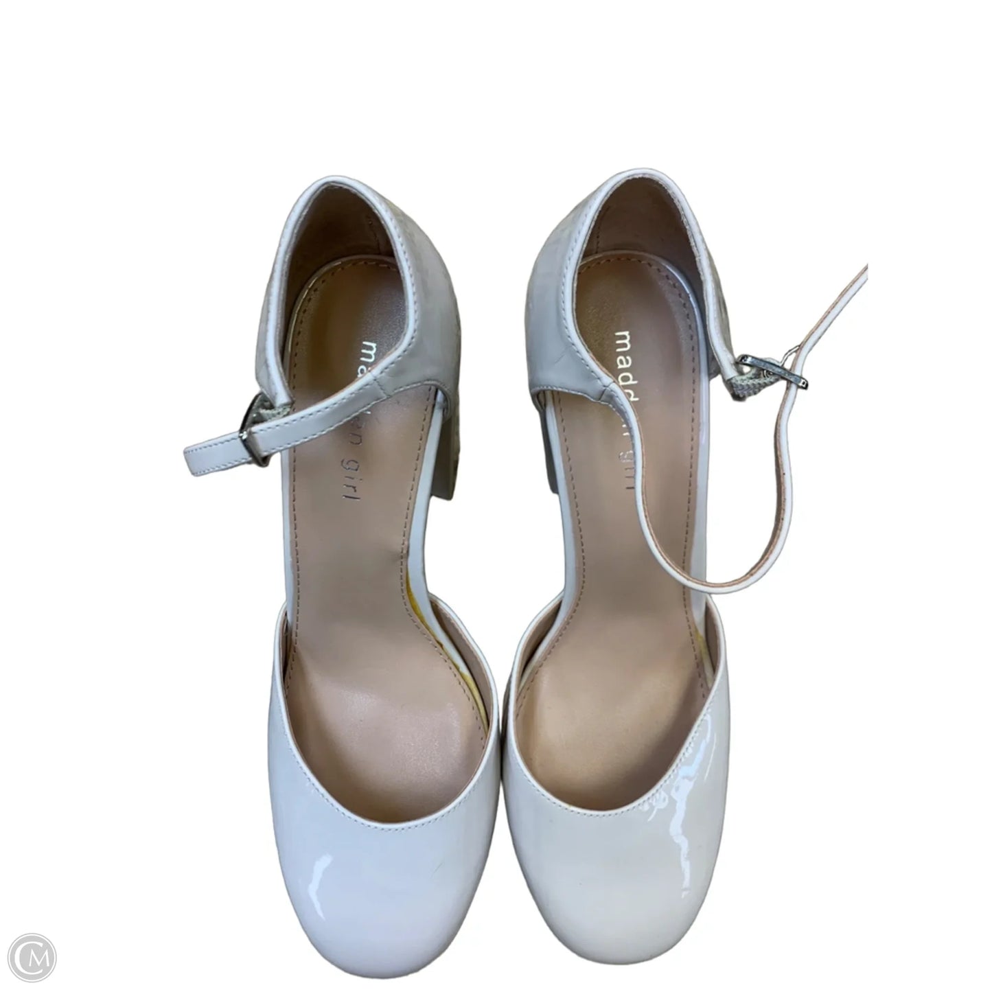 Shoes Heels Block By Madden Girl In Cream, Size: 8.5