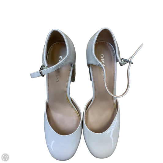 Shoes Heels Block By Madden Girl In Cream, Size: 8.5