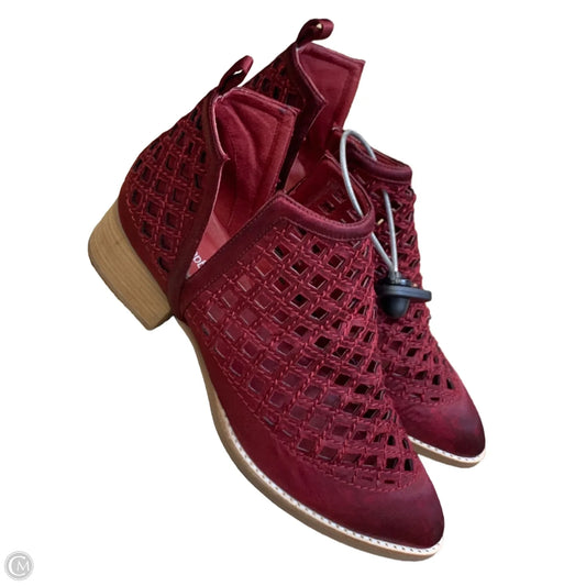 Shoes Heels Wedge By Jeffery Campbell In Maroon, Size: 10