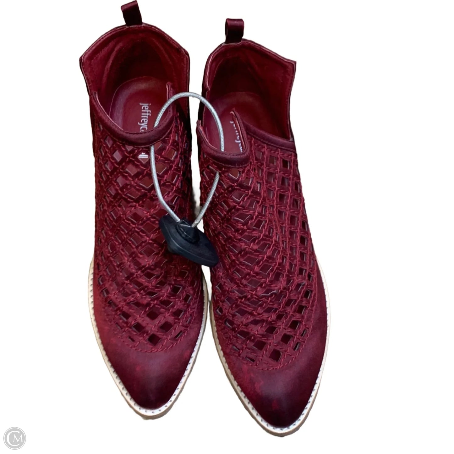 Shoes Heels Wedge By Jeffery Campbell In Maroon, Size: 10