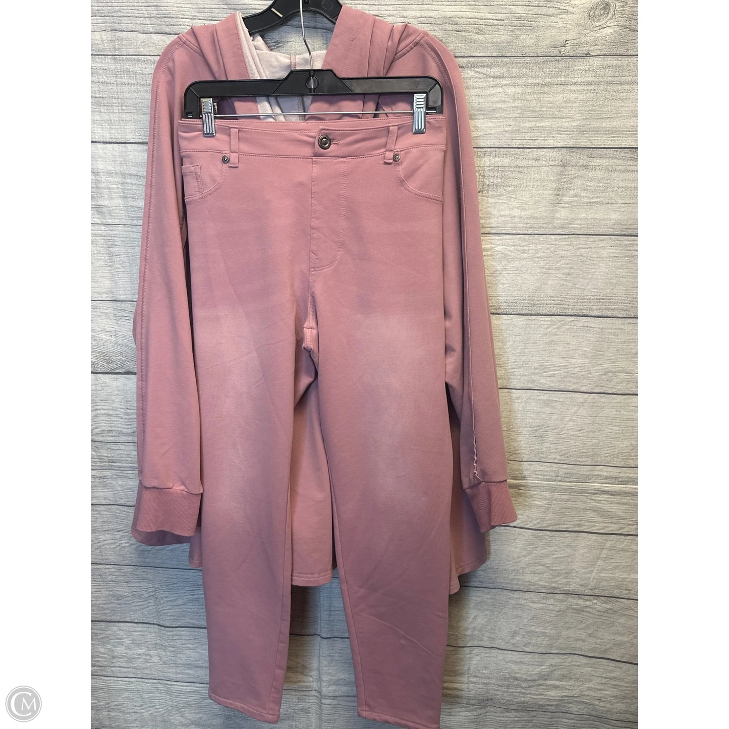Pants Set 2pc By Clothes Mentor In Pink, Size: 2x