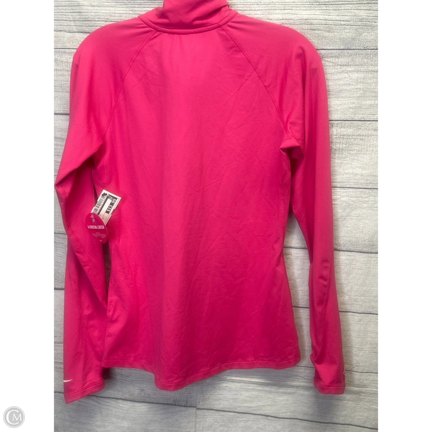 Top Long Sleeve By Nike In Pink, Size: S