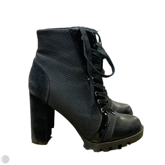 Boots Ankle Heels By Fashion Nova In Black, Size: 10