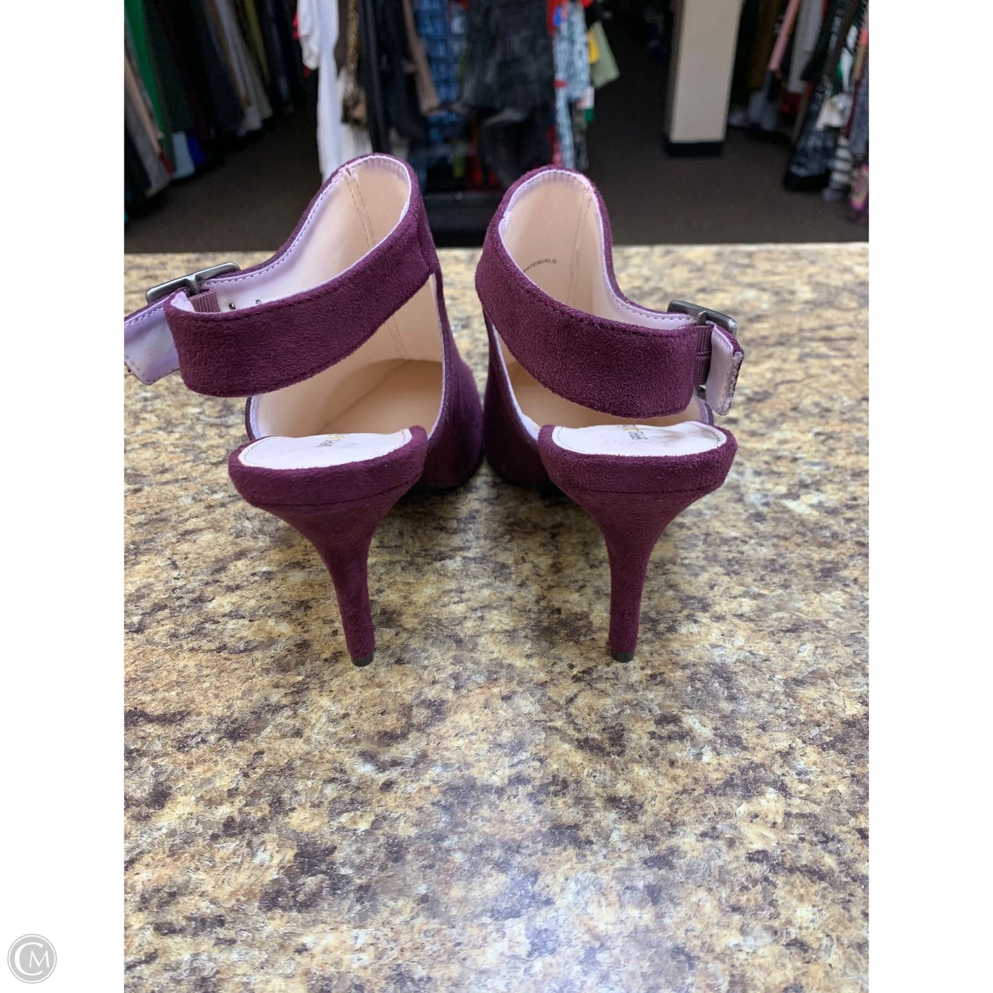 Shoes Heels Stiletto By Cmf In Purple, Size: 8.5