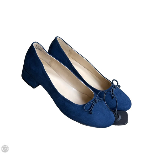 Shoes Heels Block By Crown And Ivy In Navy, Size: 8.5