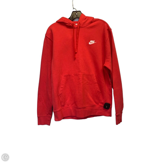 Athletic Sweatshirt Hoodie By Nike Apparel In Red, Size: M