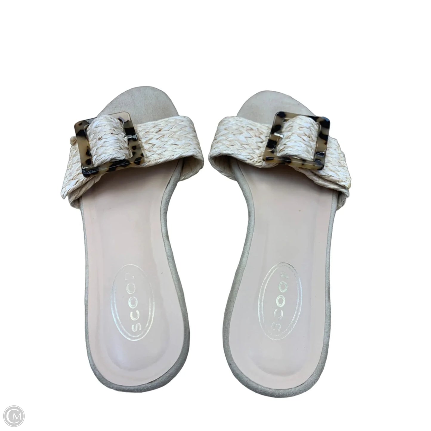 Sandals Flats By Scoop In Beige, Size: 9