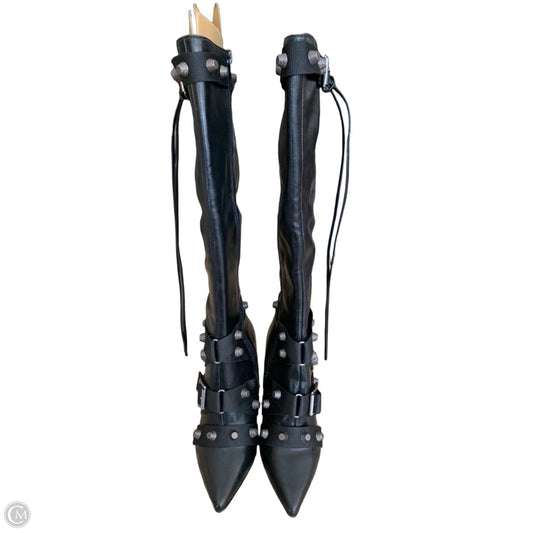 Boots Knee Heels By Steve Madden In Black, Size: 6